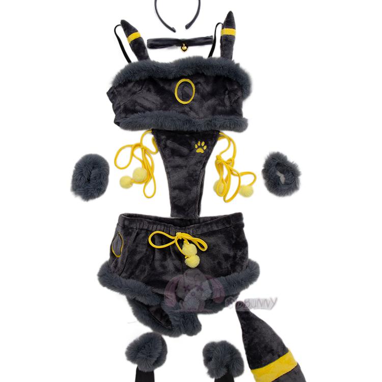 Soft Pokémon Umbreon and Vespiquen Kigurumi Cosplay Pajama Set - Halloweez