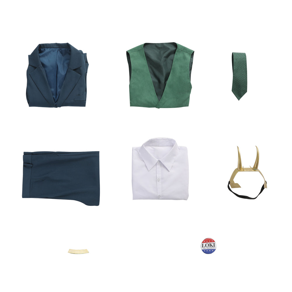 Halloweez Loki Suit Cosplay Costume – Inspired by Honkai: Star Rail - Halloweez