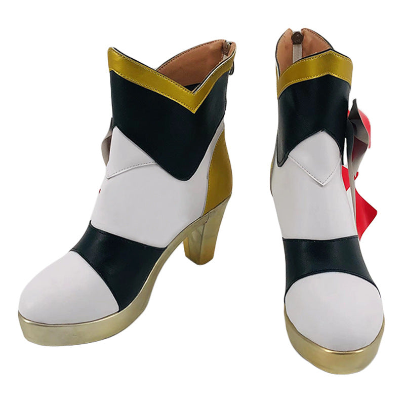 Genshin Impact Noelle Cosplay Shoes for Anime Conventions and Performances - Halloweez