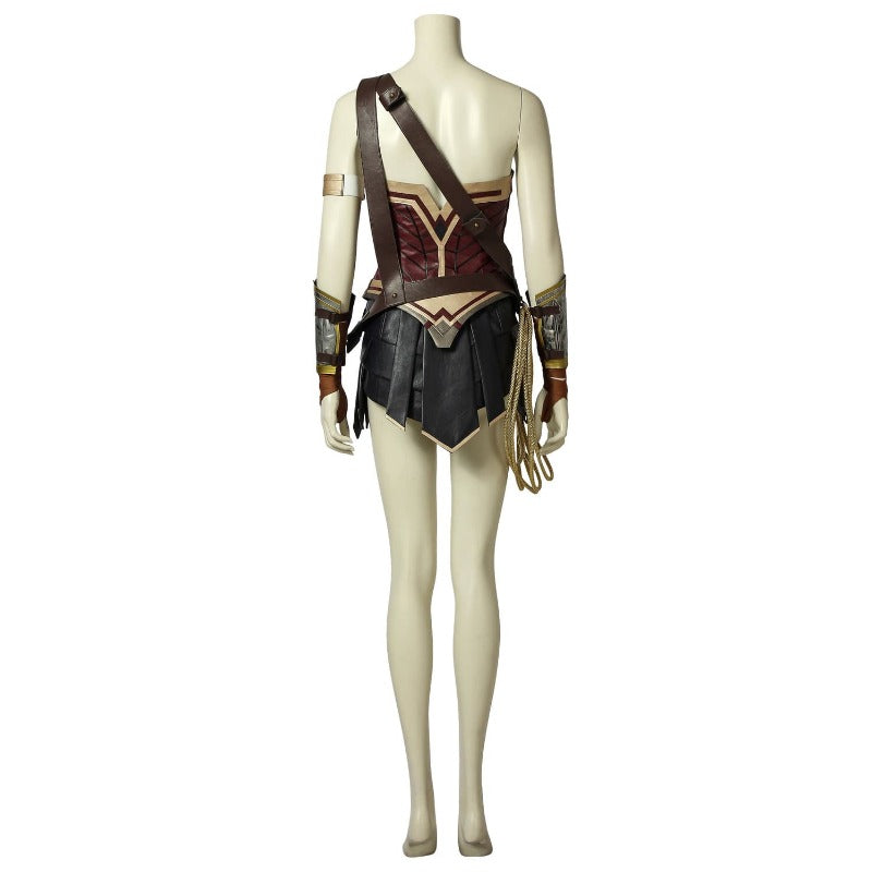 Halloweez Diana Prince Cosplay Classic Suit with Boots - Authentic Movie-Inspired Outfit