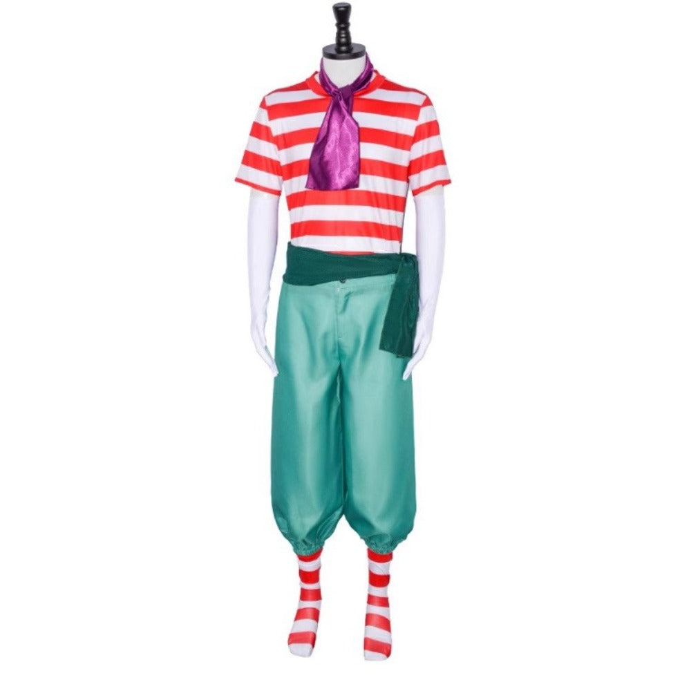 One Piece Buggy the Clown Cosplay Costume for Halloween and Anime Conventions - Halloweez