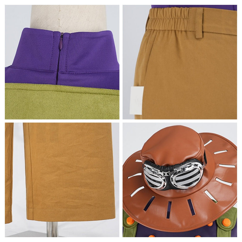 JoJo's Bizarre Adventure: Steel Ball Run Gyro Zeppeli Cosplay Costume Full Set Outfit - Halloweez