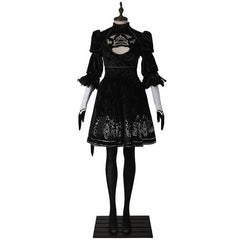 Halloweez Yorha 2B Cosplay Costume for Women - Perfect for Halloween & Carnival