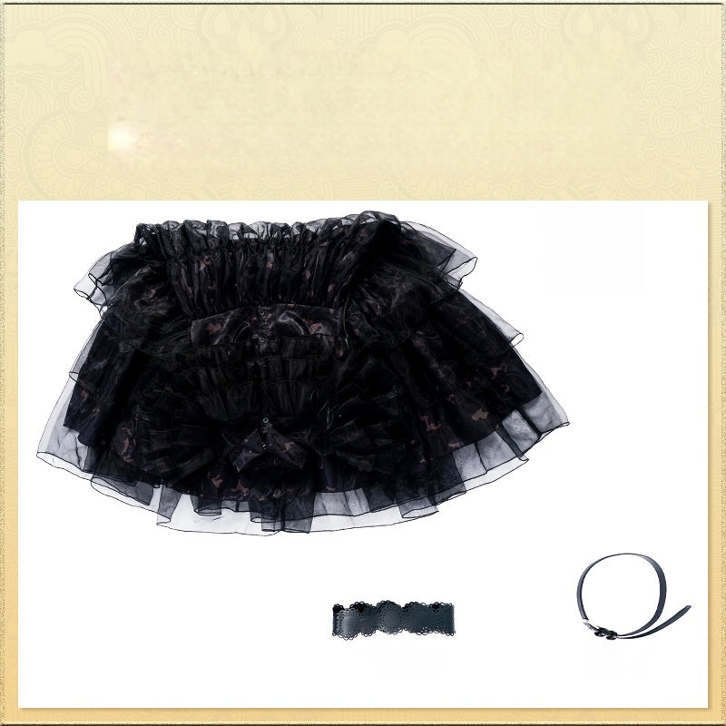 Adams Family Wednesday Addams Cosplay Dress for Women - Halloween Ball Gown Costume - Halloweez