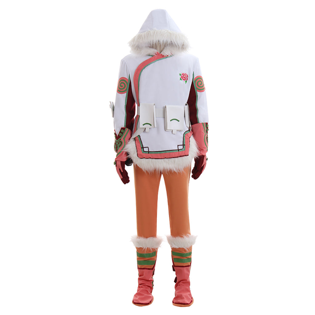 Halloweez Orange Skins Battle Uniform Suit | Premium Cosplay Costume for Enthusiasts