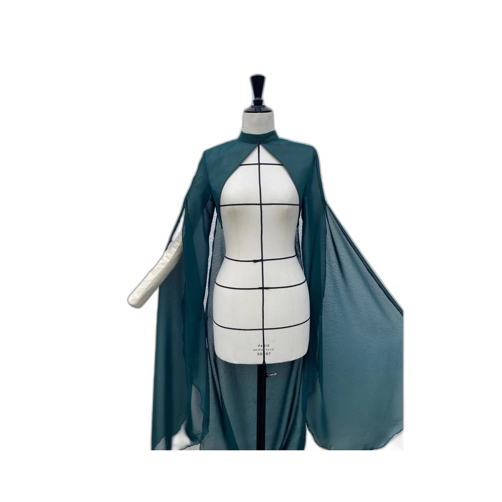 Elegant Halloween Cosplay Cape - Shoulder Dress for Stage Show and Performance - Halloweez
