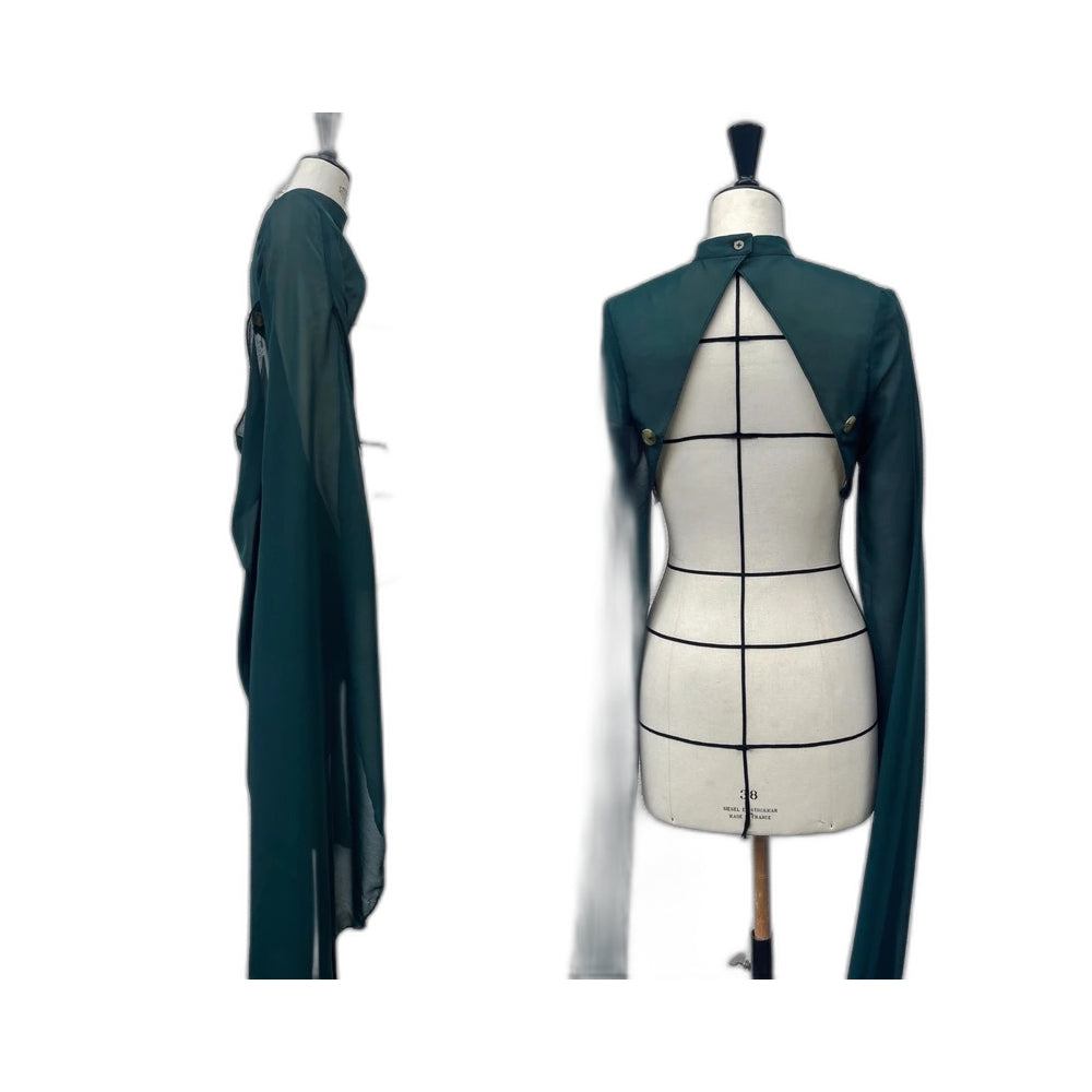 Elegant Halloween Cosplay Cape - Shoulder Dress for Stage Show and Performance - Halloweez