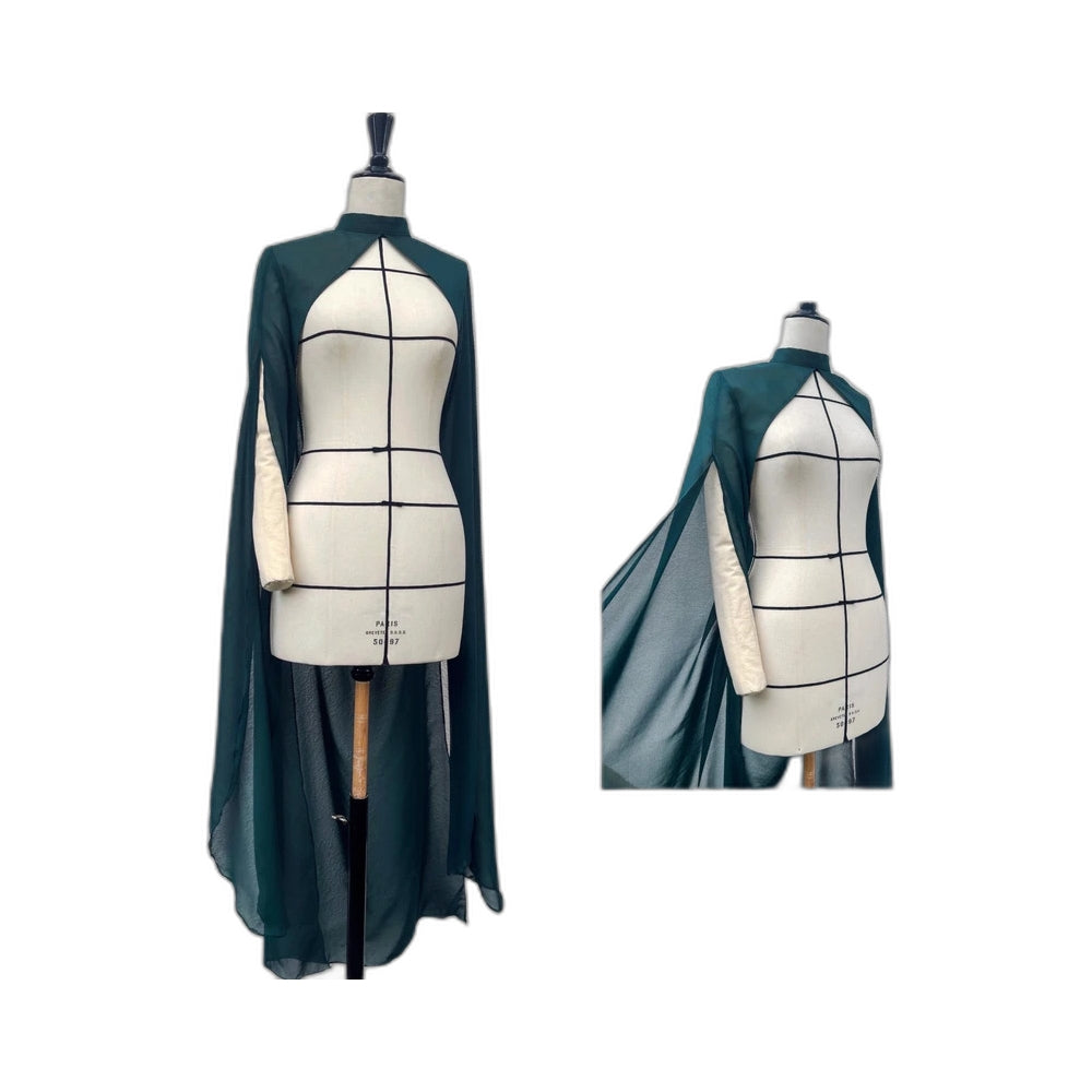 Elegant Halloween Cosplay Cape - Shoulder Dress for Stage Show and Performance - Halloweez