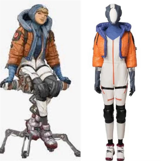 Halloweez Apex Legends Wattson Cosplay Costume - Natalie Paquette Suit for Women's Halloween - Halloweez