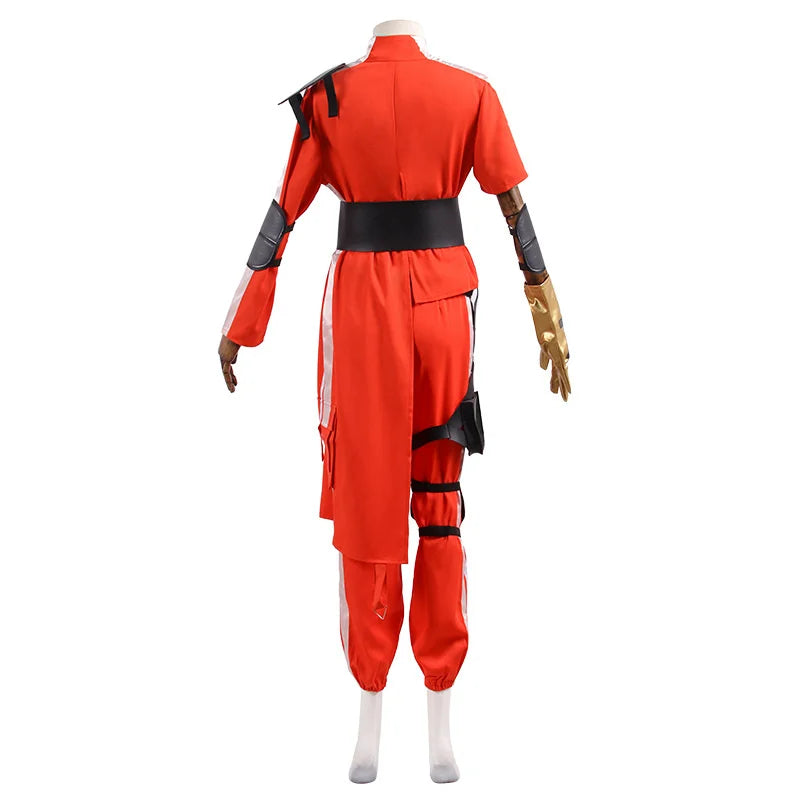 Disfraz de Halloween de Apex Legends Rampart, uniforme de combate para hombre, traje de fiesta de Halloween