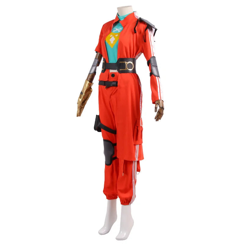 Disfraz de Halloween de Apex Legends Rampart, uniforme de combate para hombre, traje de fiesta de Halloween