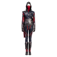 Halloweez Apex Wraith Cosplay Costume for Women - Evil Spirit Fighter Halloween Suit with Mask & Accessories