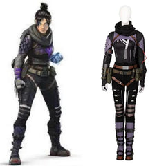 Halloweez Apex Wraith Cosplay Costume with Evil Skin and Accessories for Halloween Carnival