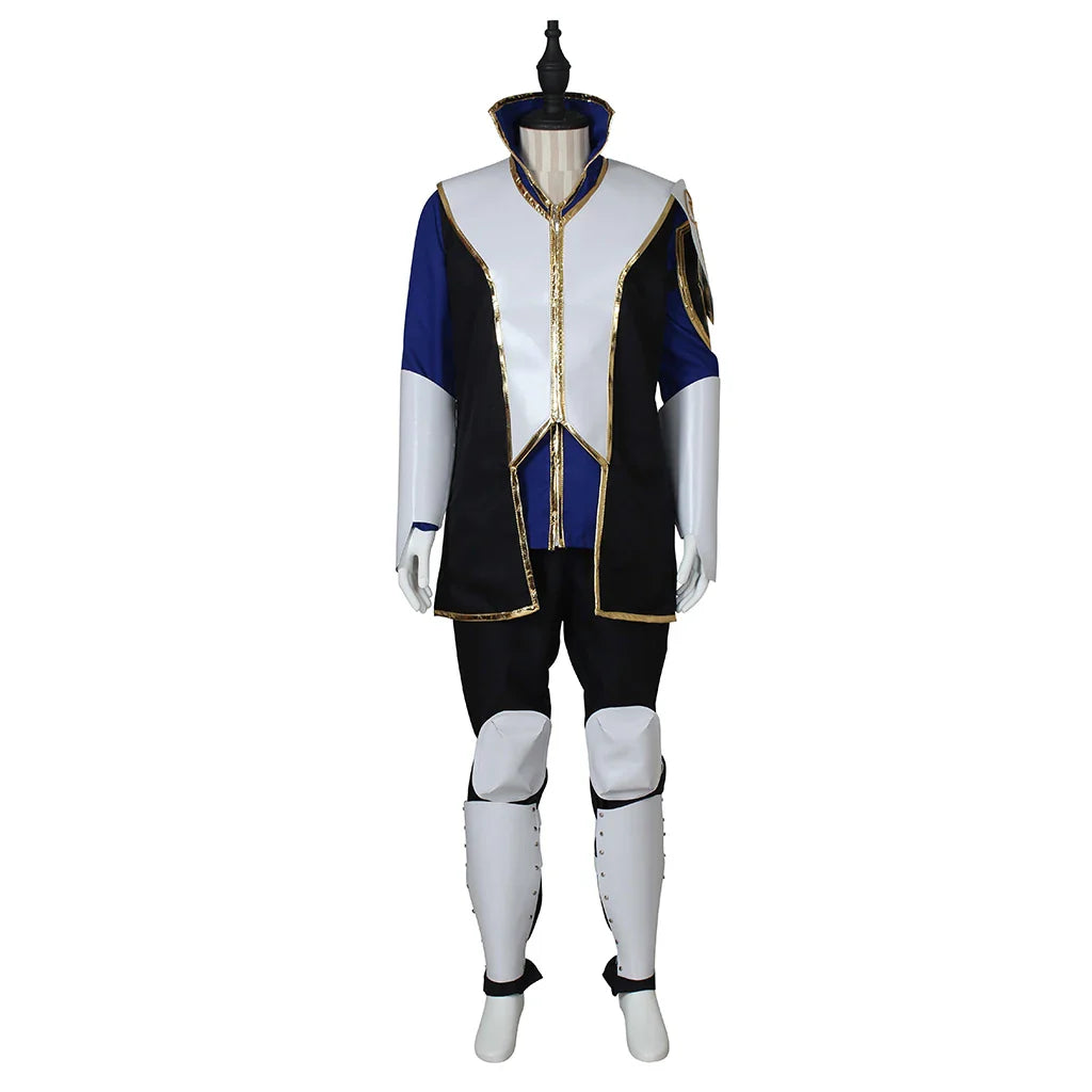 Halloweez Fire Emblem Roy Mercenary Cosplay Costume for Men with Cape - Ideal for Halloween and Carnival Parties