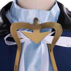 Halloweez Fire Emblem Marianne Cosplay Costume Women's Blue Uniform Dress for Halloween Parties and Comic Cons