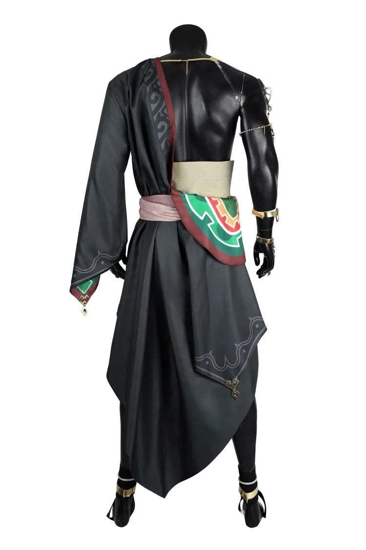 Halloweez Men's Ganondorf Cosplay Battle Suit with Accessories for Halloween Carnival