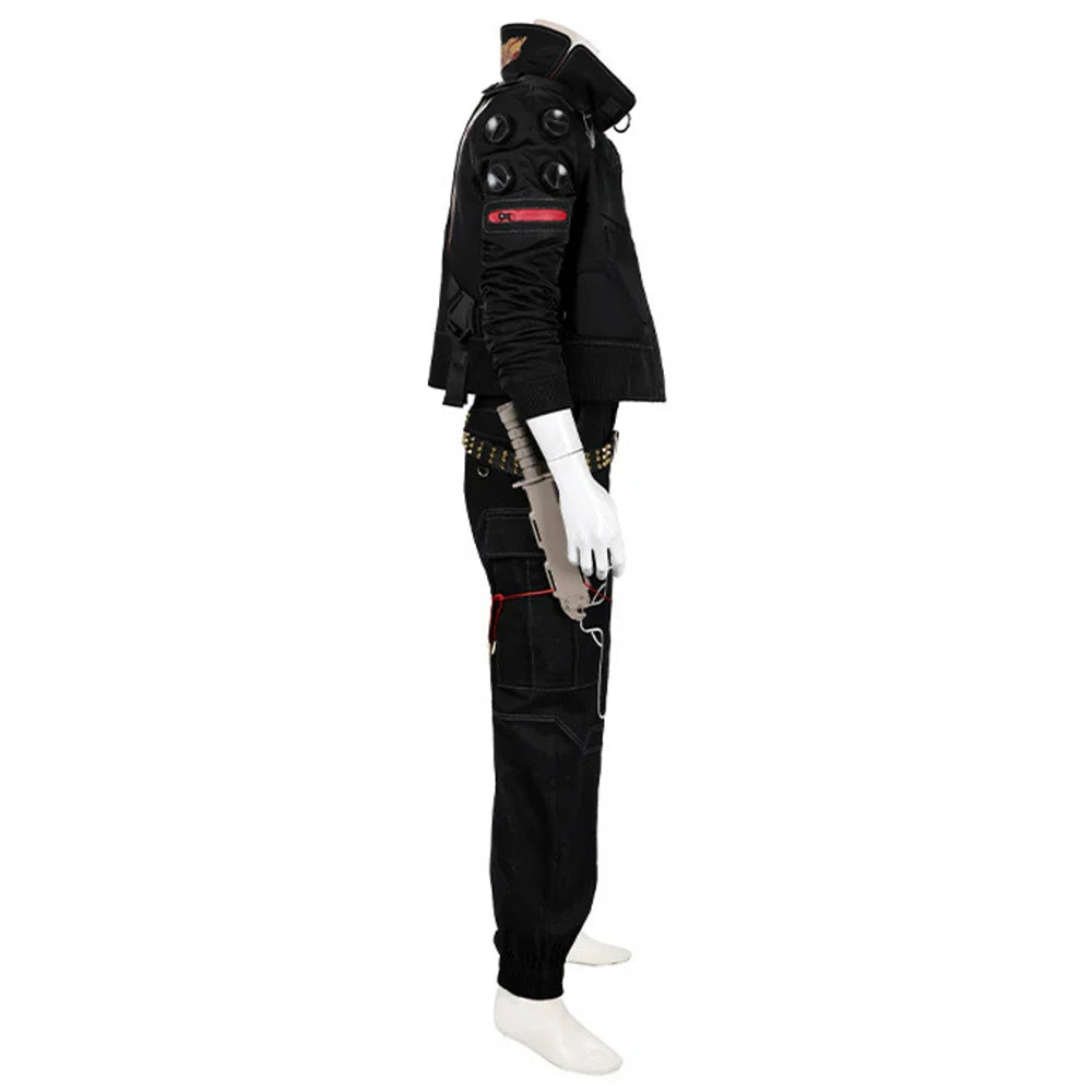 Halloweez Men's Mercenary Cosplay Costume - Punk Retro Battle Uniform Suit for Halloween Carnival