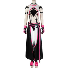 Halloweez Juri Han Cosplay Street Fighter Costume for Women - Sexy Combat Uniform for Parties and Events
