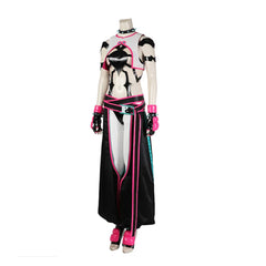 Halloweez Juri Han Cosplay Street Fighter Costume for Women - Sexy Combat Uniform for Parties and Events