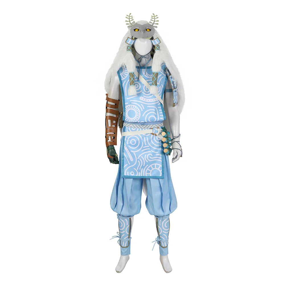 Costume d'elfe Zelda pour homme - Costume de combat Fantasia pour fête d'Halloween et carnaval de Noël