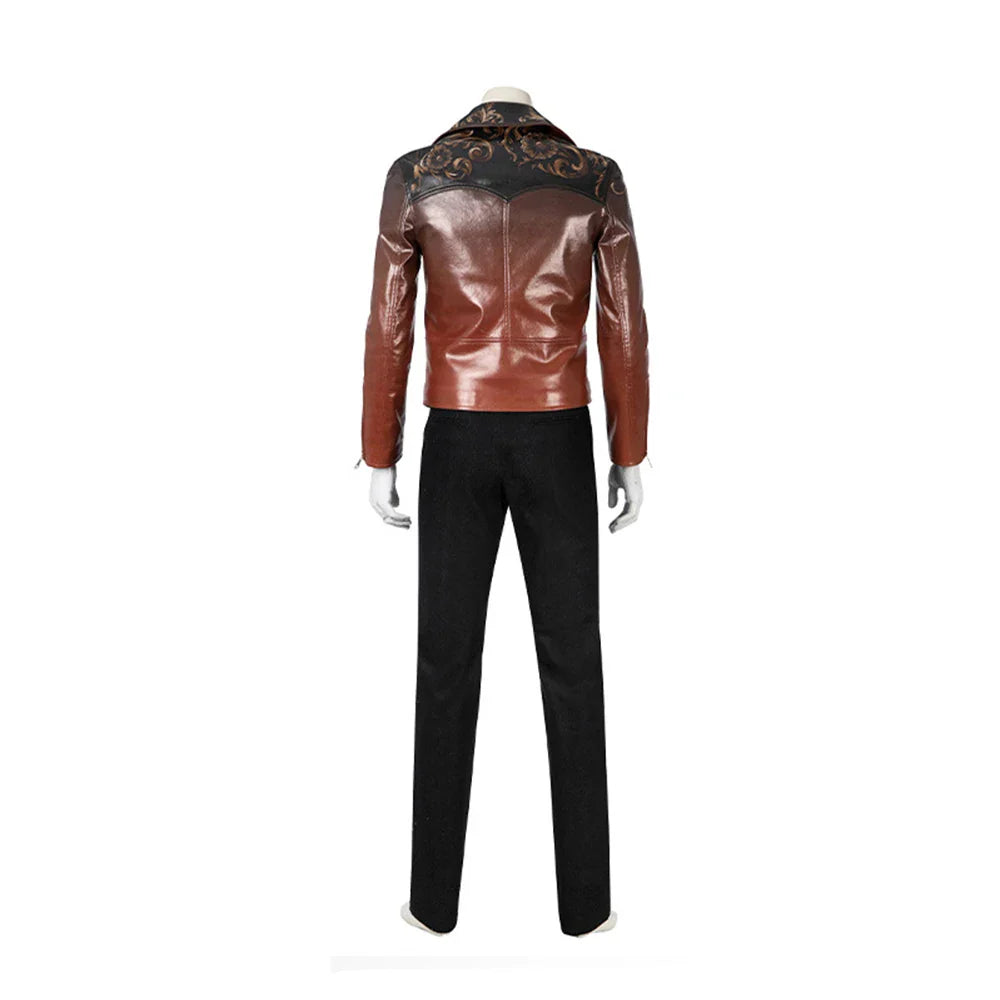 Halloweez Luis Serro Cosplay Costume for Men - Retro Punk Jacket, Shirt, Pants Set