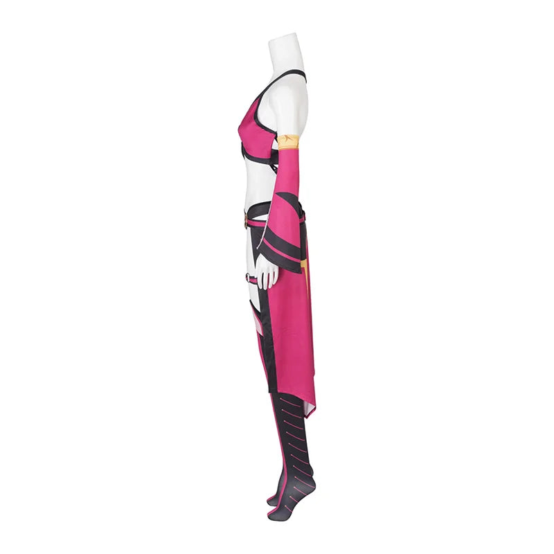 Stunning Mileena Cosplay Costume - Sexy Battle Suit Full Set for Women's Halloween