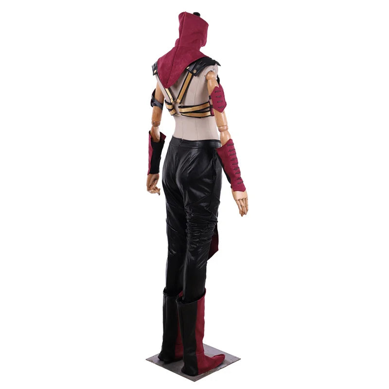 Halloweez Mileena Cosplay Costume - Alluring Combat Suit with Mask for Women | Ideal for Halloween & Carnival - Halloweez