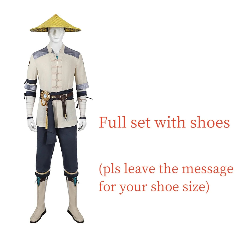 Halloweez Raiden Cosplay Costume for Men - Mortal Kombat 1 Adult Battle Uniform for Halloween & Carnival Parties