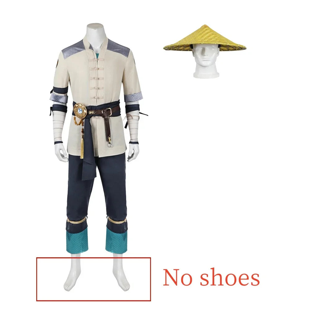 Halloweez Raiden Cosplay Costume for Men - Mortal Kombat 1 Adult Battle Uniform for Halloween & Carnival Parties