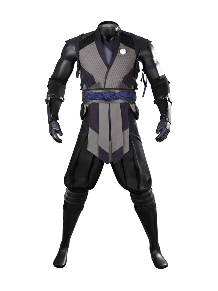Halloweez Smoke Cosplay Costume | Mortal Kombat Inspired | Full Set for Events - Halloweez