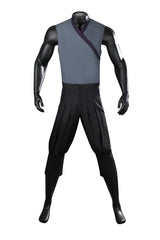 Halloweez Mortal Kombat Smoke Cosplay Costume for Men - Punk Battle Uniform Suit for Halloween Carnival Party Warrior