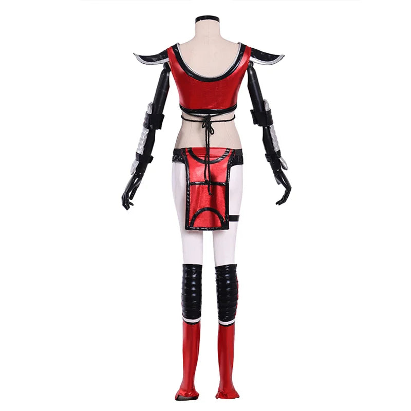 Halloweez Skarlet Cosplay Costume - Sexy Mortal Kombat Battle Suit for Women - Halloween Party Outfit