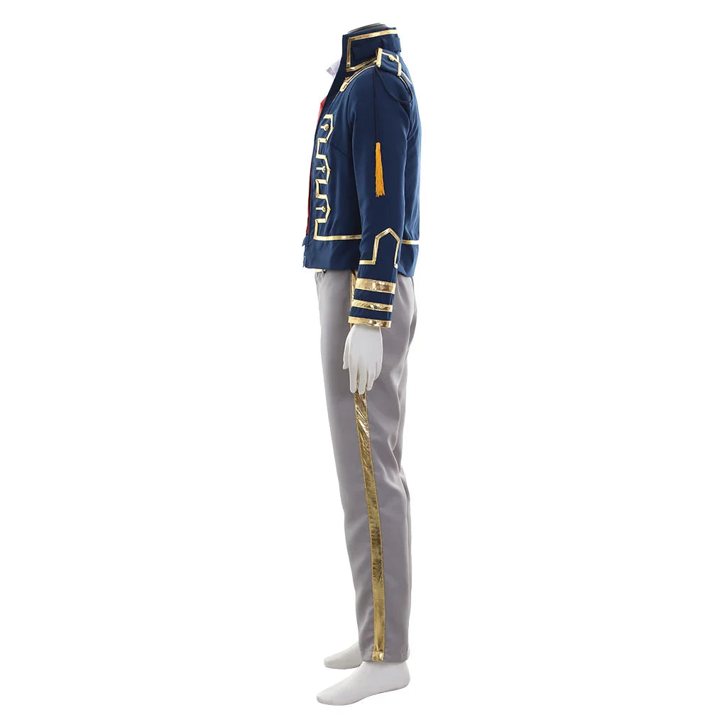 Halloweez Game Nils Cosplay Costume Set for Men - Jacket Shirt Pants Full Set for Halloween Carnival