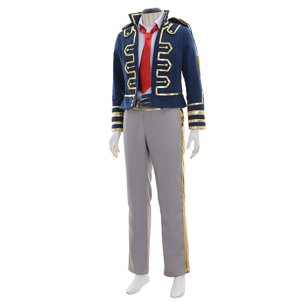 Halloweez Game Nils Cosplay Costume Set for Men - Jacket Shirt Pants Full Set for Halloween Carnival
