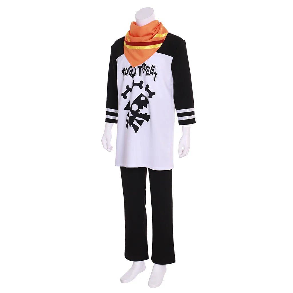 Halloweez Game Pence Cosplay Costume Set for Men - Top, Pants, Neckwear - Perfect for Halloween, Carnival, Comic Con