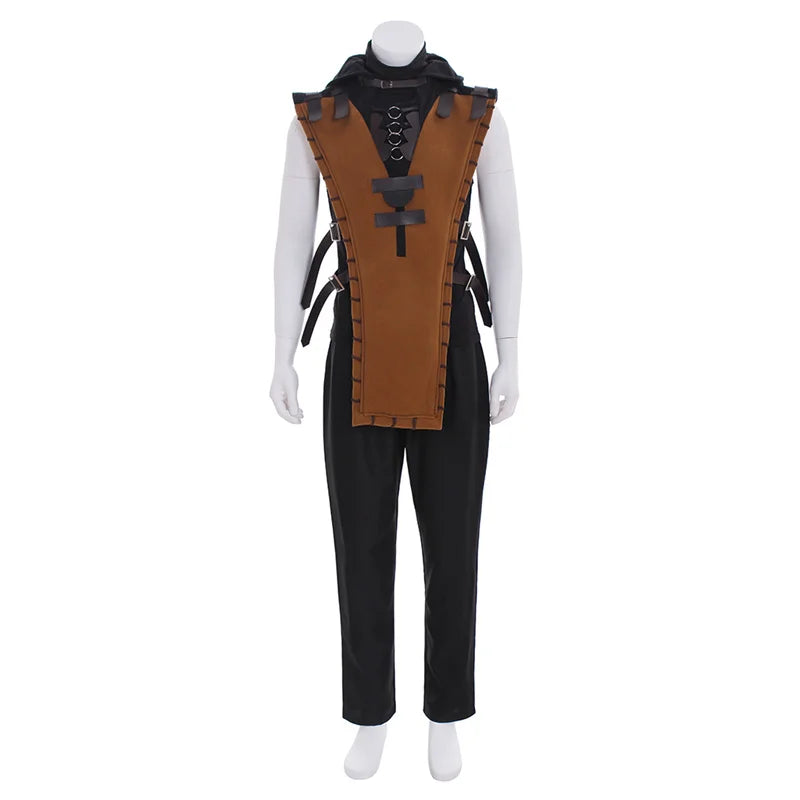 Halloweez Scorpion Cosplay Costume - Adult Mortal Kombat Full Set Outfit