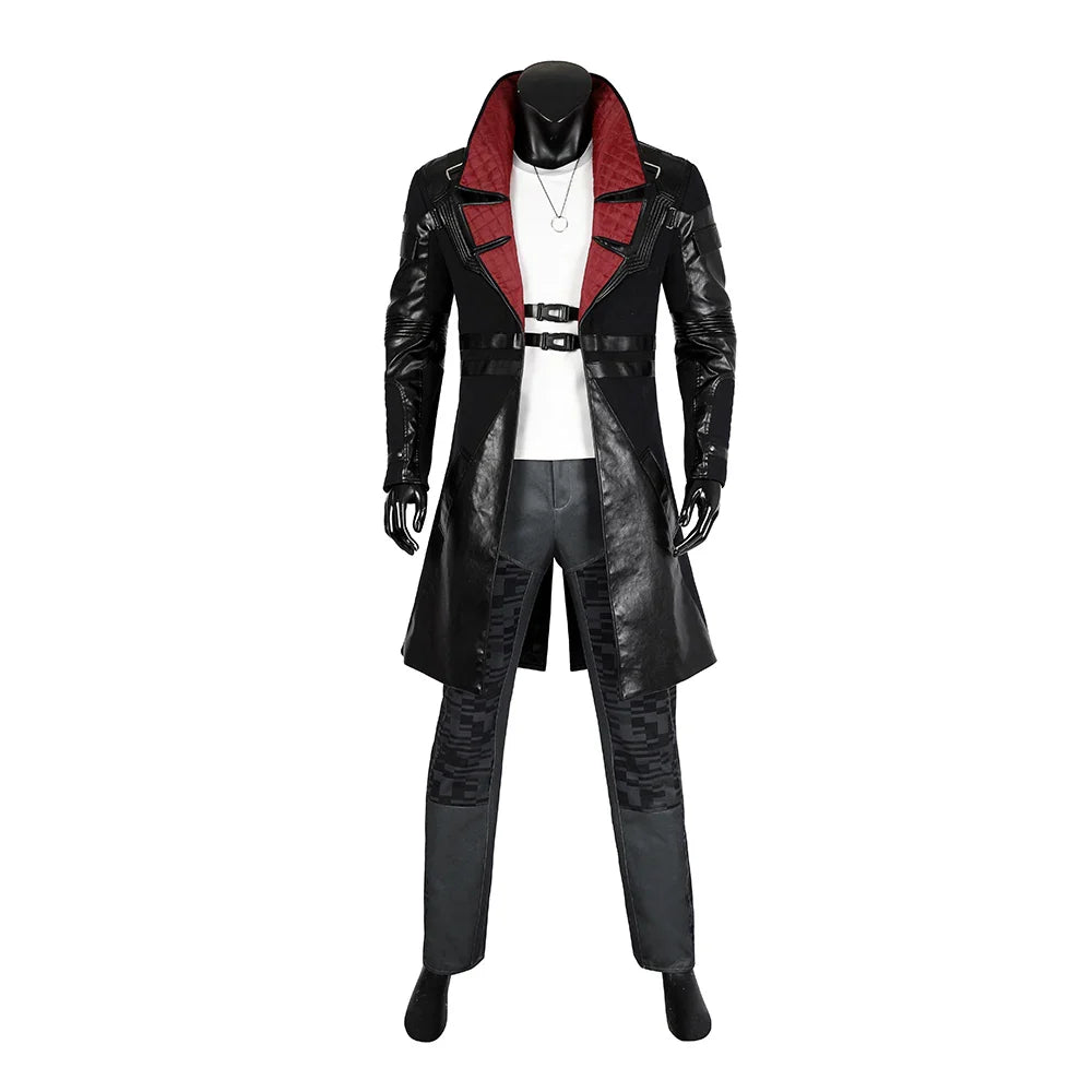 Halloweez Men's Punk Retro Phantom Liberty Cosplay Costume for Halloween Carnival Parties