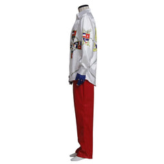 Halloweez Steve Cosplay Fox Costume Adult Men Fancy Shirt Pants Battle Uniform Halloween Carnival Party Disguise