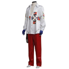 Halloweez Steve Cosplay Fox Costume Adult Men Fancy Shirt Pants Battle Uniform Halloween Carnival Party Disguise