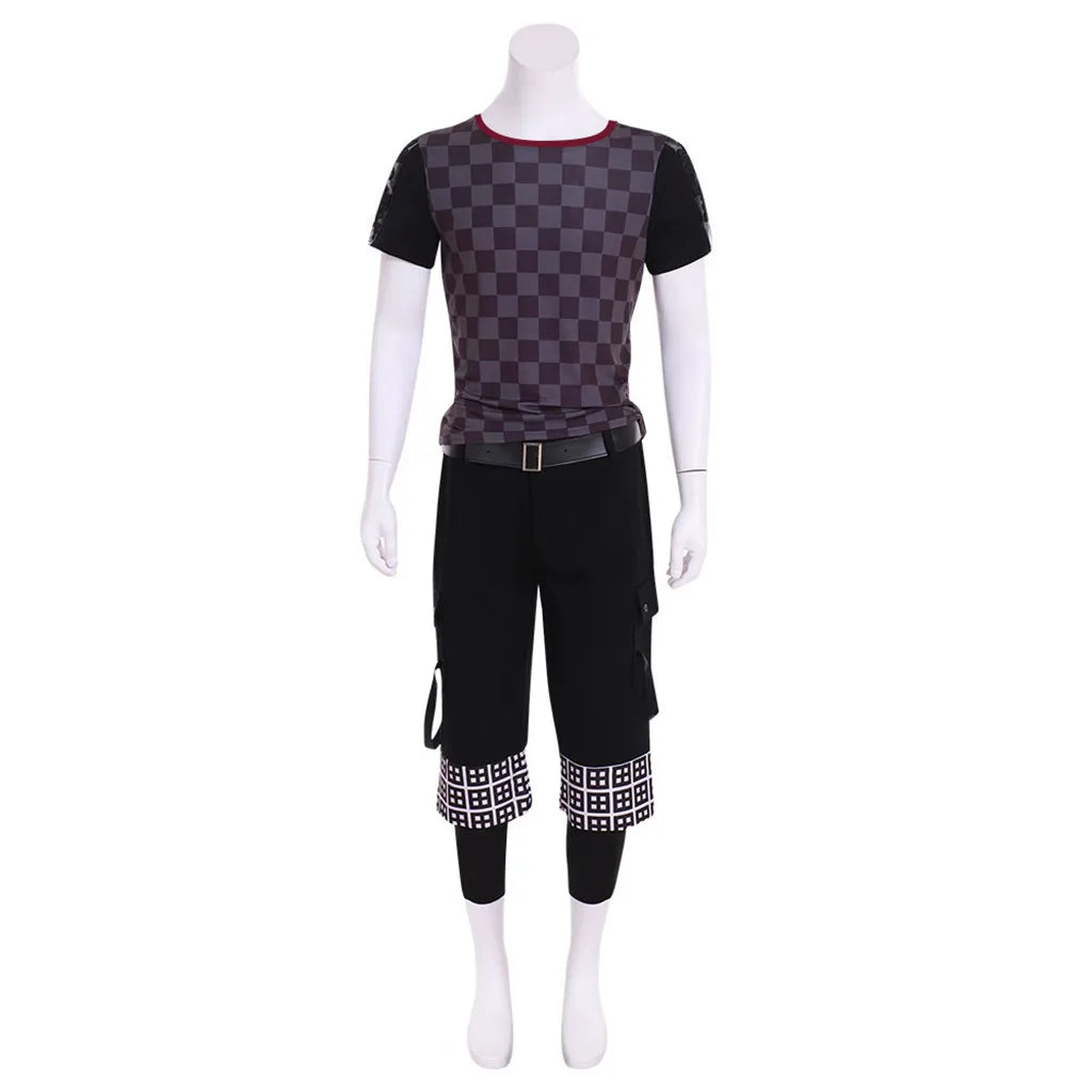 Disfraz de Cosplay de Yozora para hombre, chaqueta con capucha negra punk, traje de uniforme para fiesta de carnaval de Halloween, ropa de calle