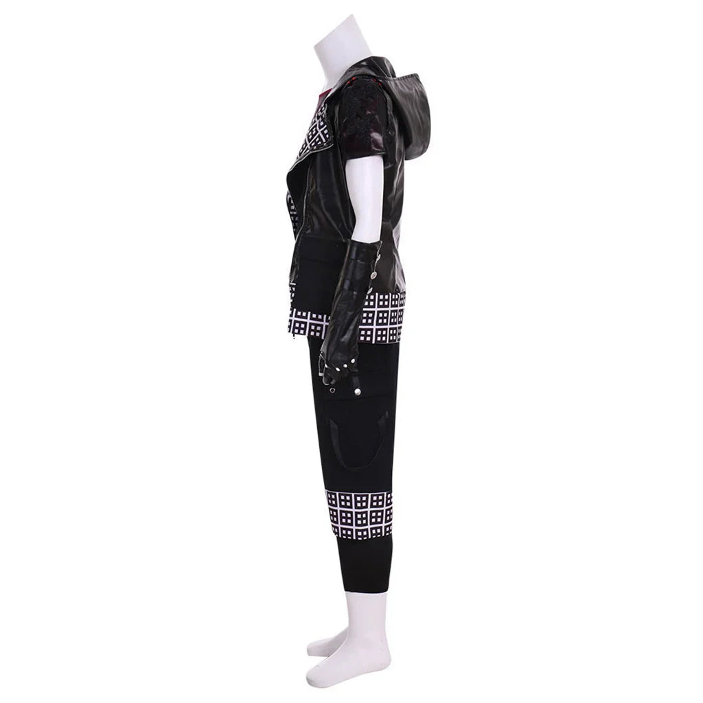 Disfraz de Cosplay de Yozora para hombre, chaqueta con capucha negra punk, traje de uniforme para fiesta de carnaval de Halloween, ropa de calle