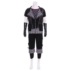 Disfraz de Cosplay de Yozora para hombre, chaqueta con capucha negra punk, traje de uniforme para fiesta de carnaval de Halloween, ropa de calle