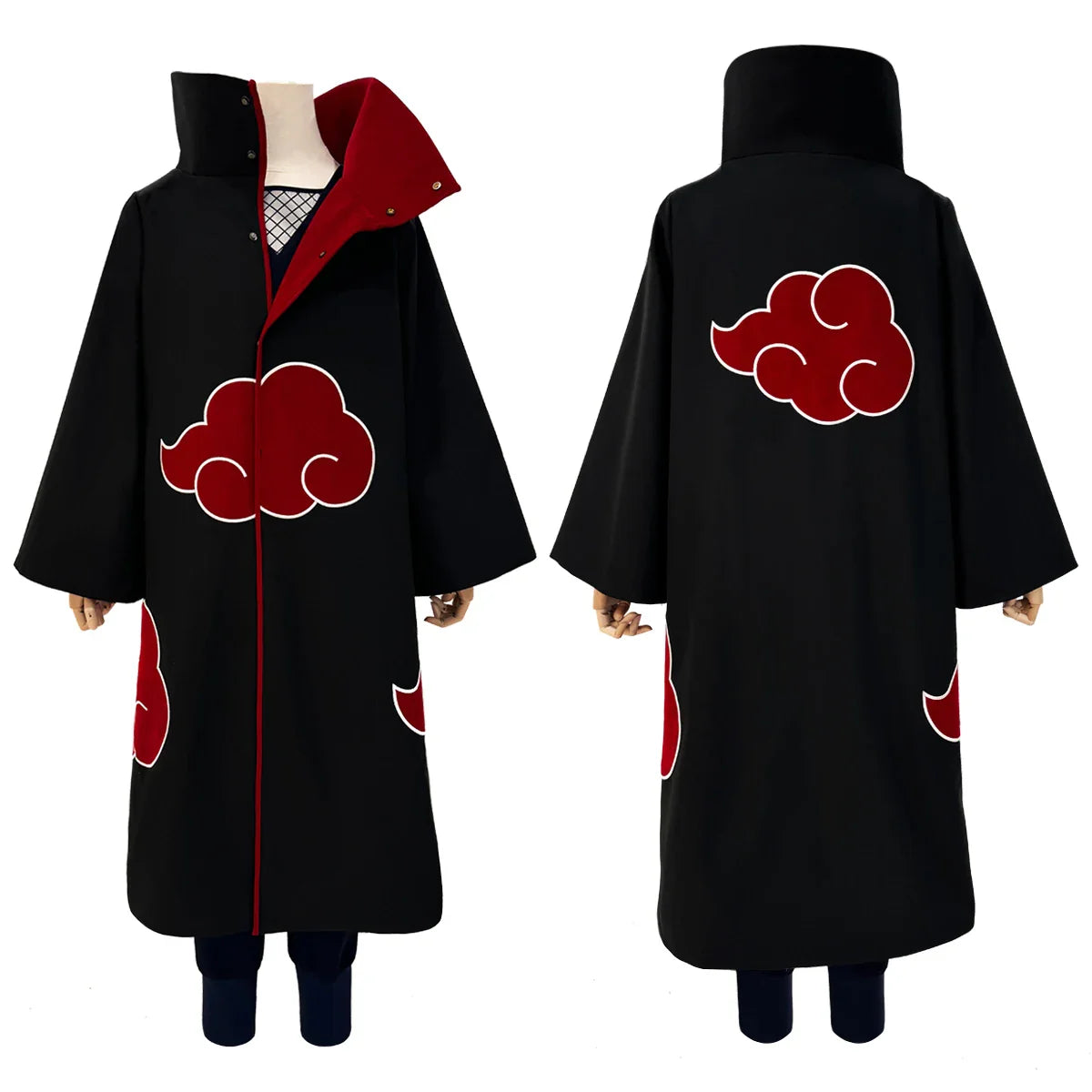 Disfraz de cosplay de Uchiha Itachi y Sasuke de anime de Halloween - Edición del equipo Hawk