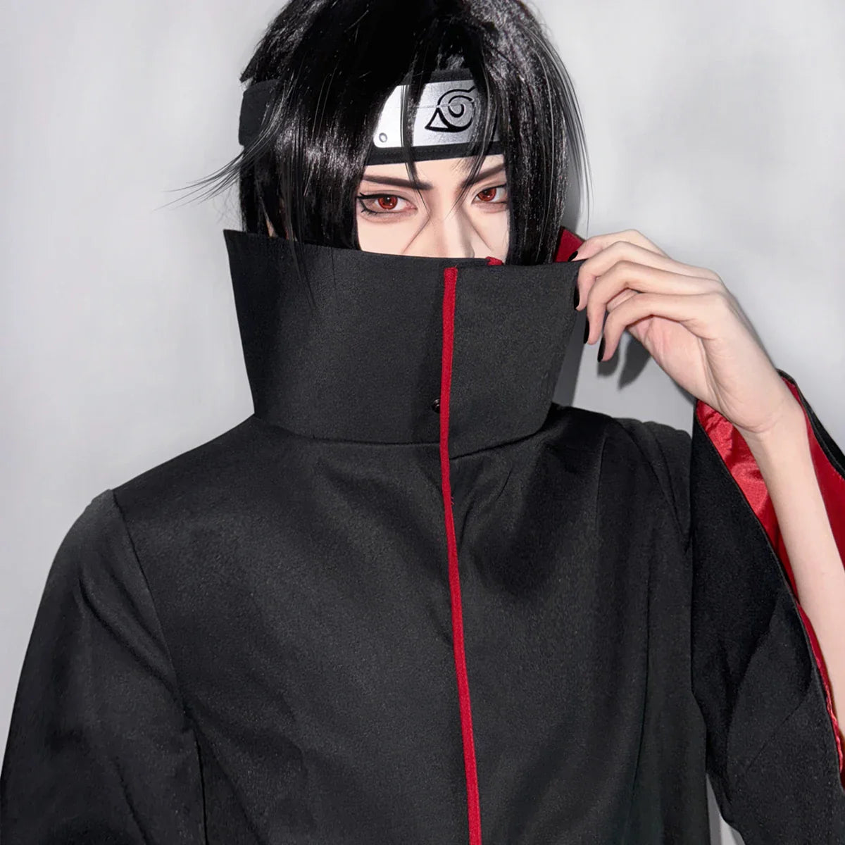 Disfraz de cosplay de Uchiha Itachi y Sasuke de anime de Halloween - Edición del equipo Hawk