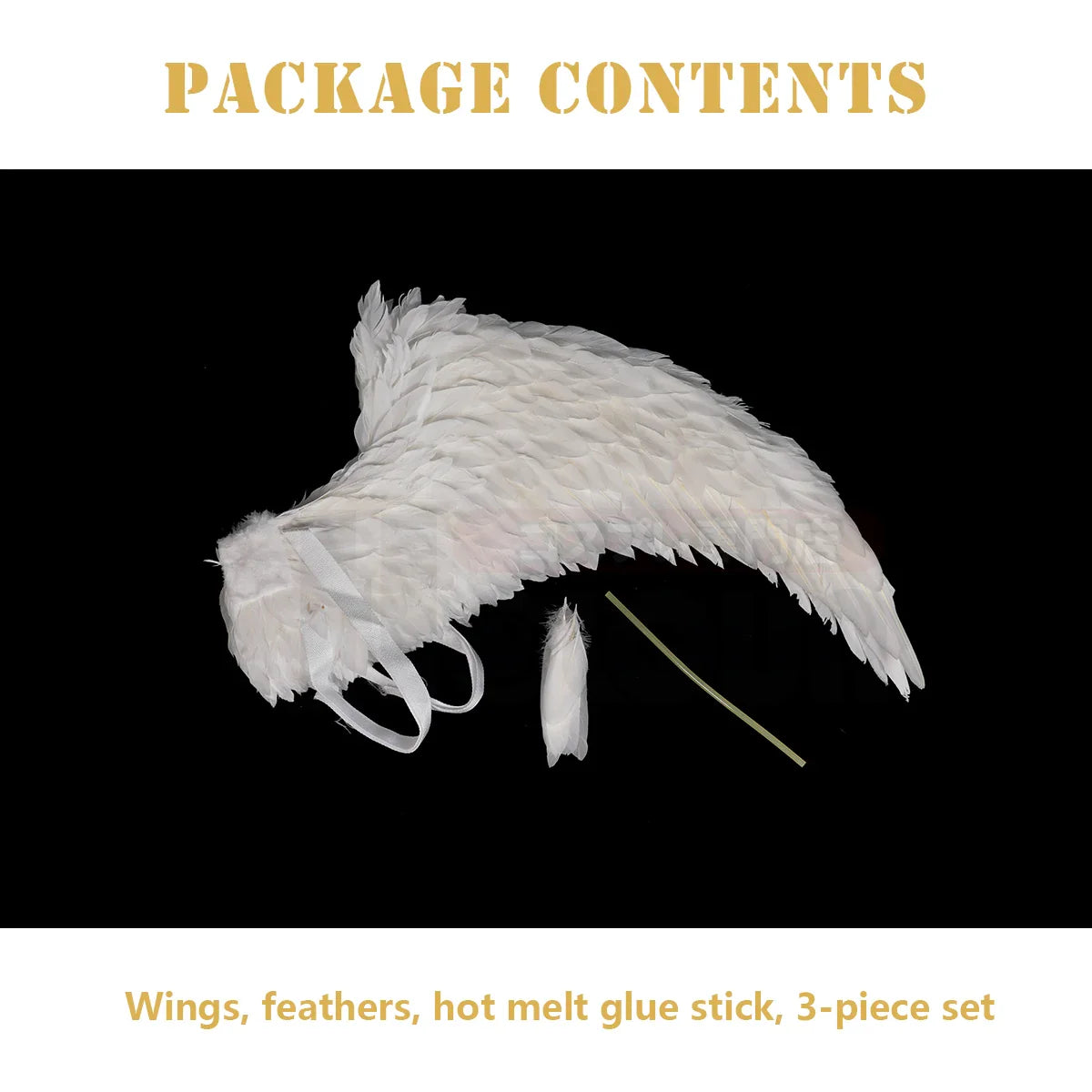 Halloweez Blue Lock Anime Nagi Bachira Reo Cosplay 1PC White Angel Wings Goose Feather 150*60CM Velcro - Halloweez