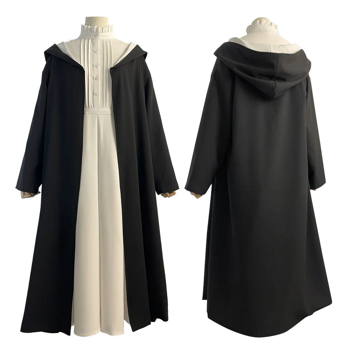 Halloweez Beyond Journey's End Anime Fern Cosplay Costume Wig Cloak Coat Dress - Perfect for Casual and Holiday Celebrations - Halloweez