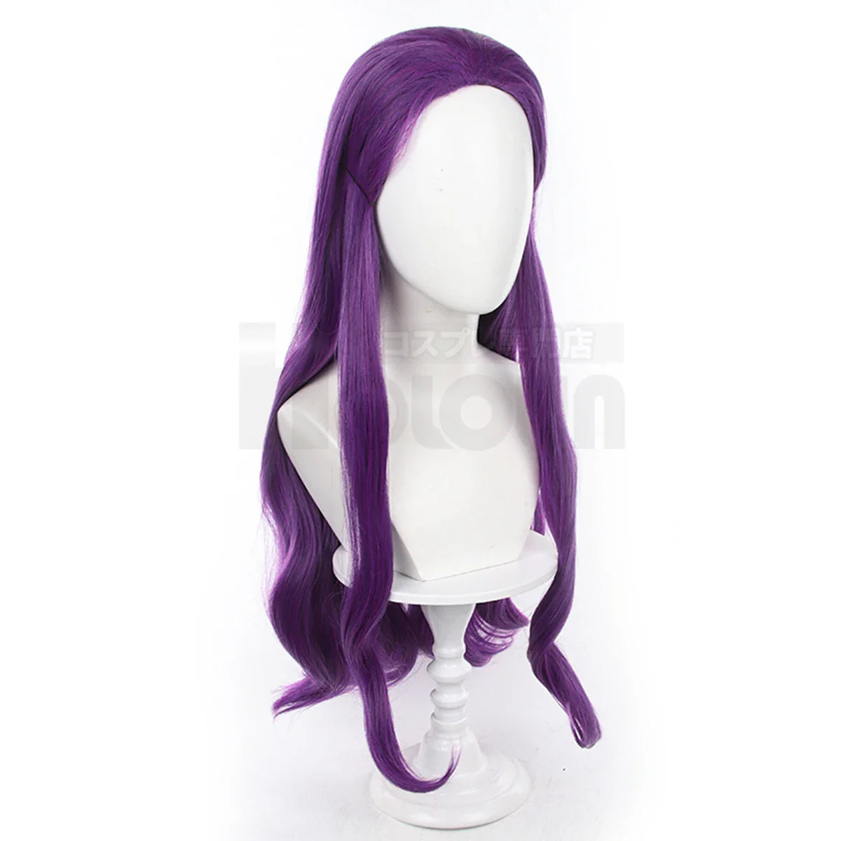Halloweez Beyond Journey's End Anime Macht Cosplay Wig - Long Purple Rose Net Synthetic Fiber Adjustable Size