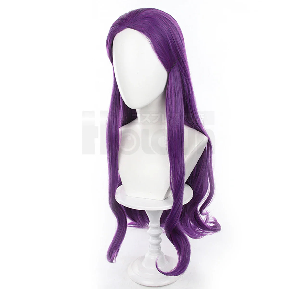 Halloweez Beyond Journey's End Anime Macht Cosplay Wig - Long Purple Rose Net Synthetic Fiber Adjustable Size