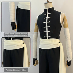Halloweez Stark Anime Cosplay Costume Wig Jacket Sleeveless Vest Pants - Perfect Christmas Gift