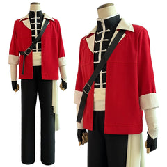 Halloweez Stark Anime Cosplay Costume Wig Jacket Sleeveless Vest Pants - Perfect Christmas Gift